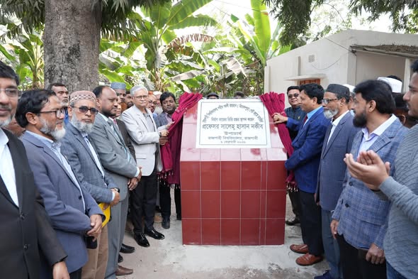 রাবি শহীদ আলী রায়হান গেট মসজিদের ভিত্তিপ্রস্তর স্থাপন