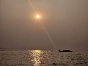 পদ্মায় সূর্যাস্ত