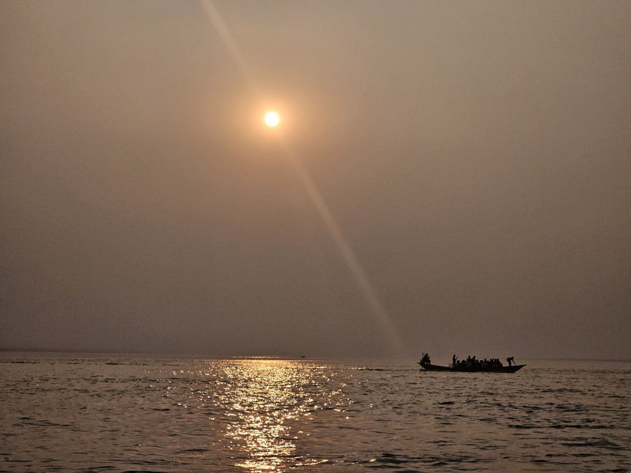পদ্মায় সূর্যাস্ত