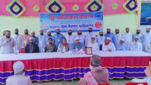 ফুলবাড়ীয়ার আল ইরশাদ ফাউন্ডেশনের উদ্যোগে বিনামূল্যে স্বাস্থ্যসেবা ক্যাম্প