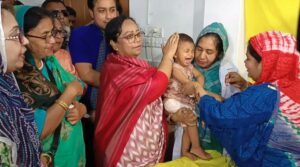 বরিশালে হামের বিশেষ টিকাদান কর্মসূচির উদ্বোধন