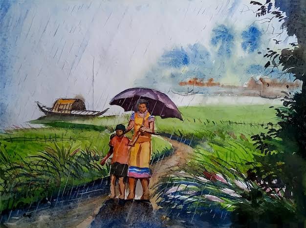 ফারিয়া ইসলাম-এর বৃষ্টির ছড়া
