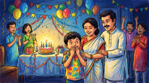 মা-বাবার সারপ্রাইজ