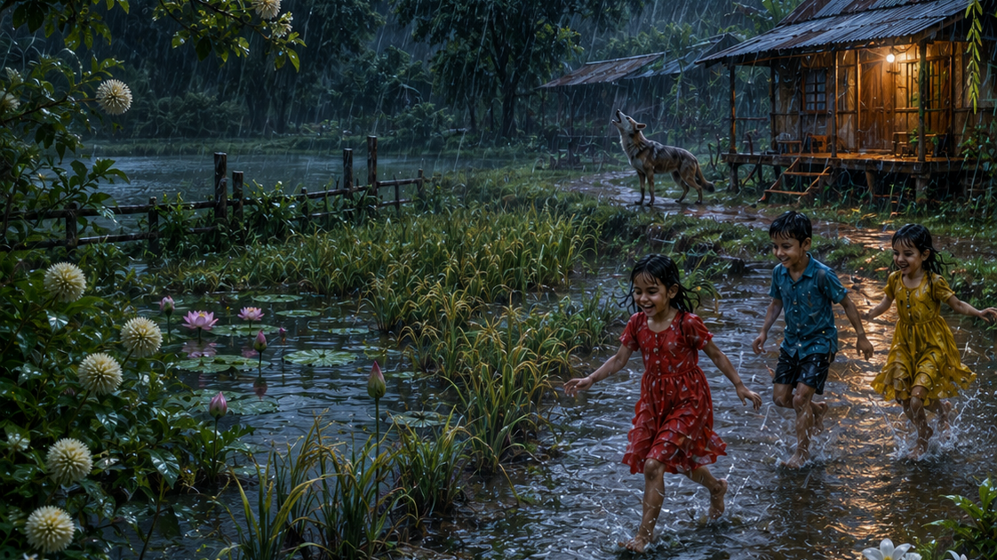 বর্ষার দিনে