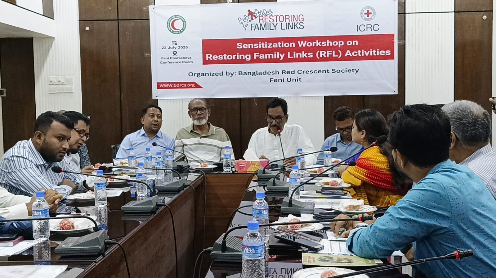 ফেনীতে রেড ক্রিসেন্টের সচেতনতামূলক প্রশিক্ষণ কর্মশালা