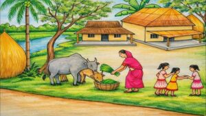 সাব্বির হাসান নিরবের ছড়া আমার গ্রাম