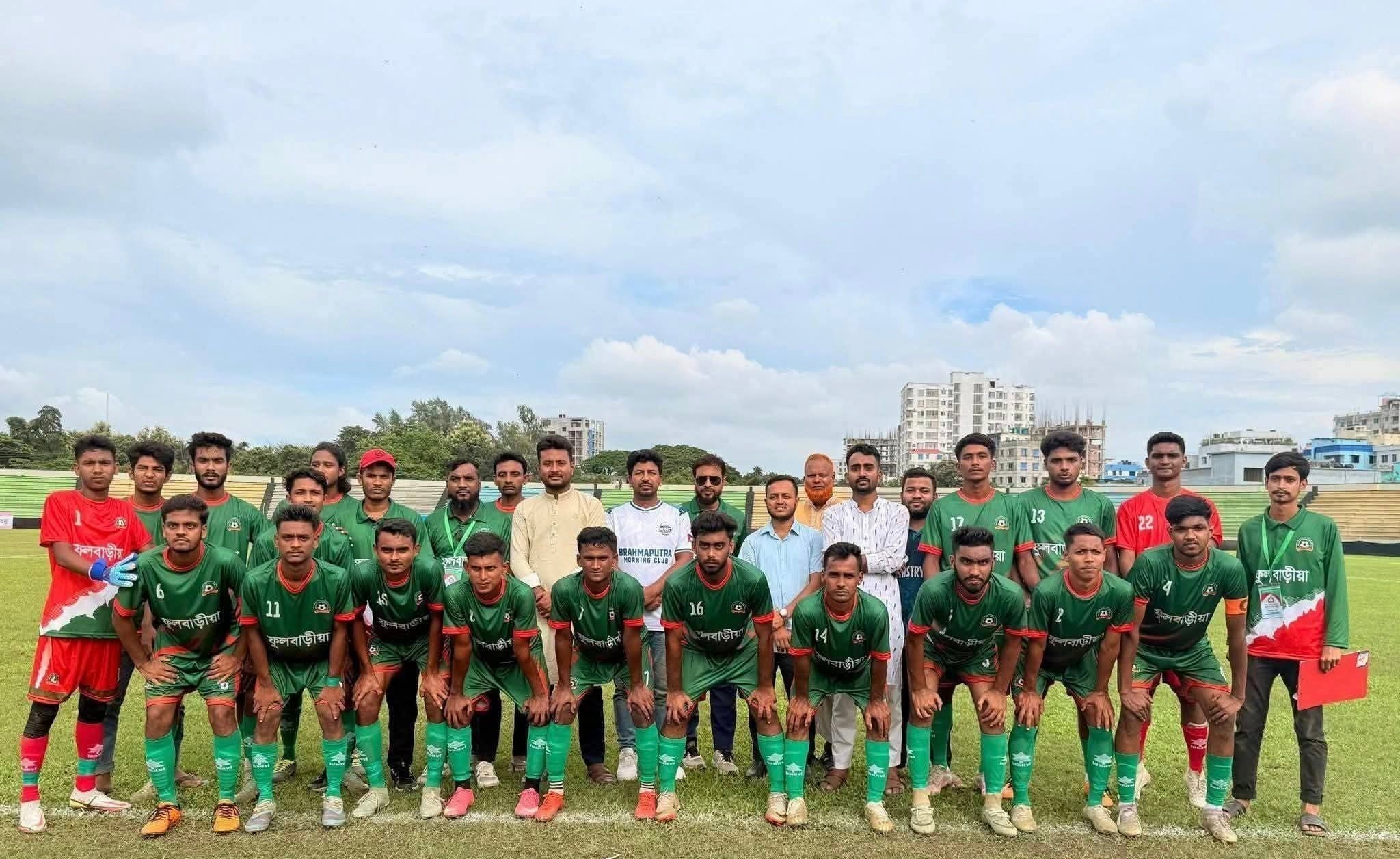 জেলা প্রশাসক গোল্ডকাপে গফরগাঁওকে হারিয়ে ফুলবাড়ীয়ার জয়