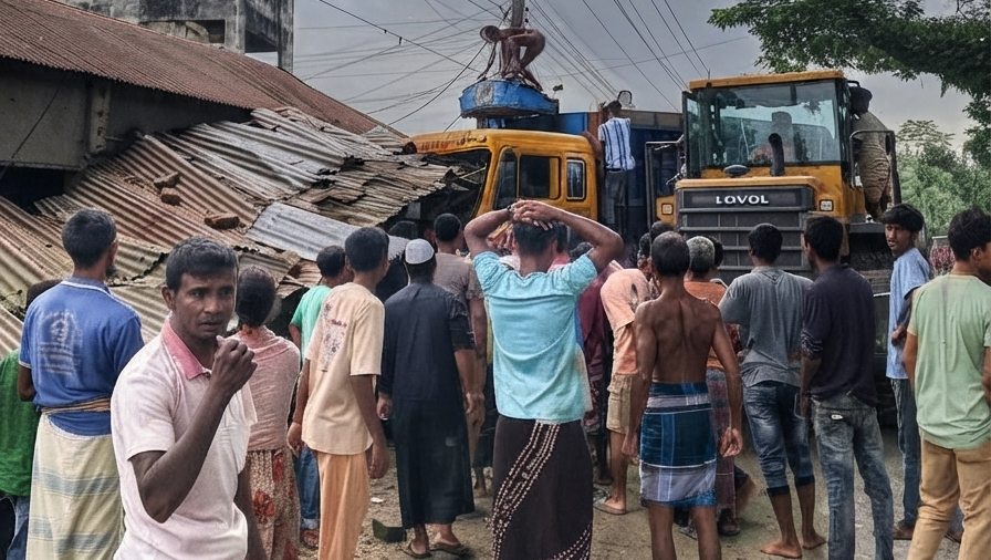 লালমনিরহাটের পাটগ্রামে মর্মান্তিক সড়ক দুর্ঘটনায় ৪ জন নিহত