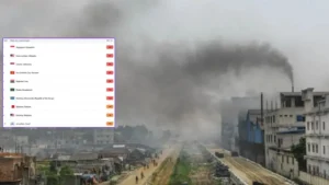 ঢাকার বাতাস আজ অস্বাস্থ্যকর, বায়ু দূষণের তালিকায় বিশ্বে ষষ্ঠ