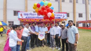 যবিপ্রবিতে ‘আন্তঃবিভাগ ফুটবল প্রতিযোগিতা-২০২৬’ এর শুভ উদ্বোধন