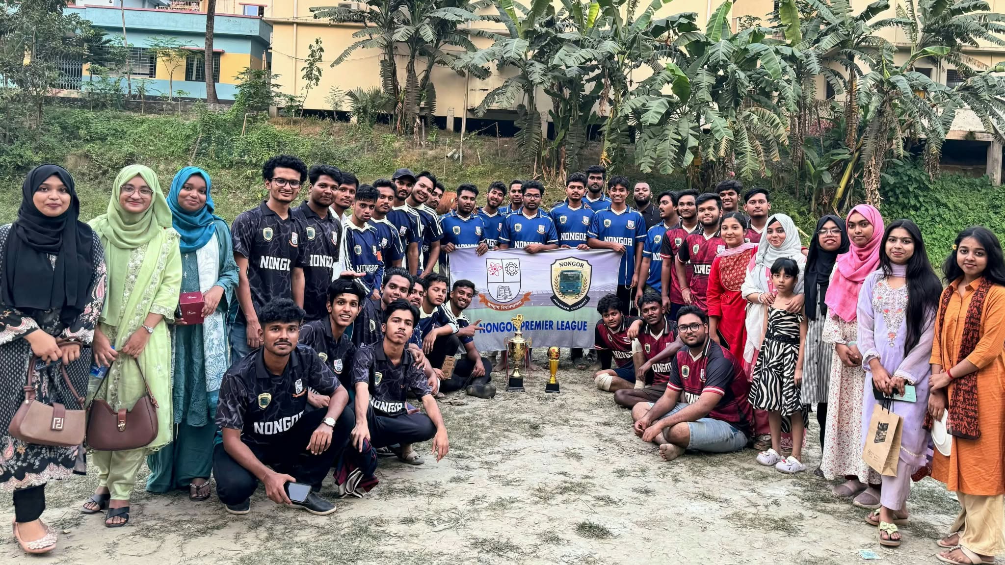 জবির নোঙ্গর পরিবারের আয়োজনে ফুটবল টুর্নামেন্ট, চ্যাম্পিয়ন ১৯ ব্যাচ