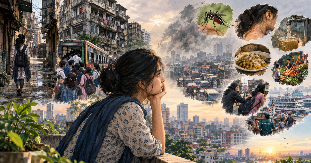 কাঁচের দেয়ালে বিষাক্ত মেঘের ছায়া
